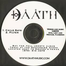 Daath (USA) : Child Says - Filter